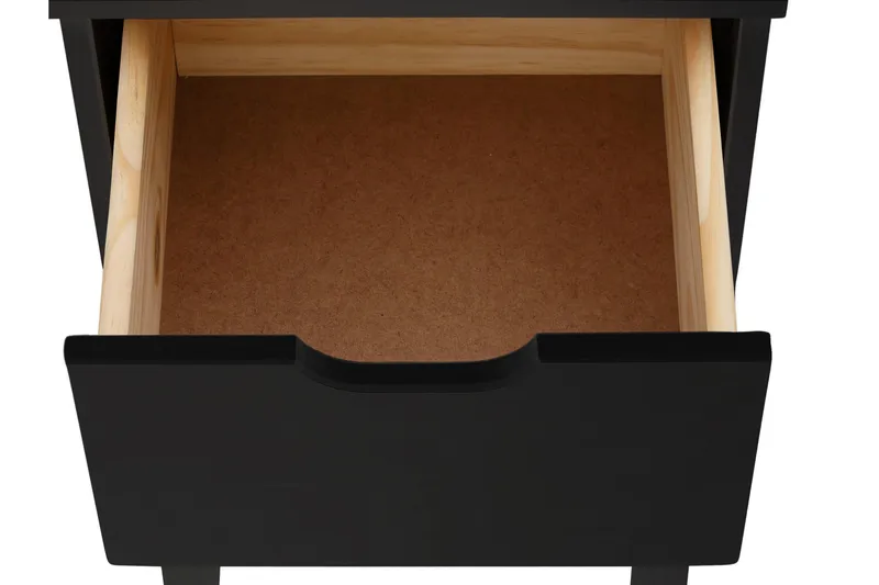 Masoomi Nattbord 38x35 cm - Svart - Møbler - Bord - Avlastningsbord & sidobord - Sengebord & nattbord