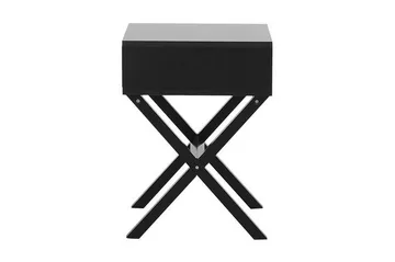 Mondejar Nattbord 40 cm med Oppbevaring Skuff - Svart - Møbler - Bord - Avlastningsbord & sidobord - Sengebord & nattbord