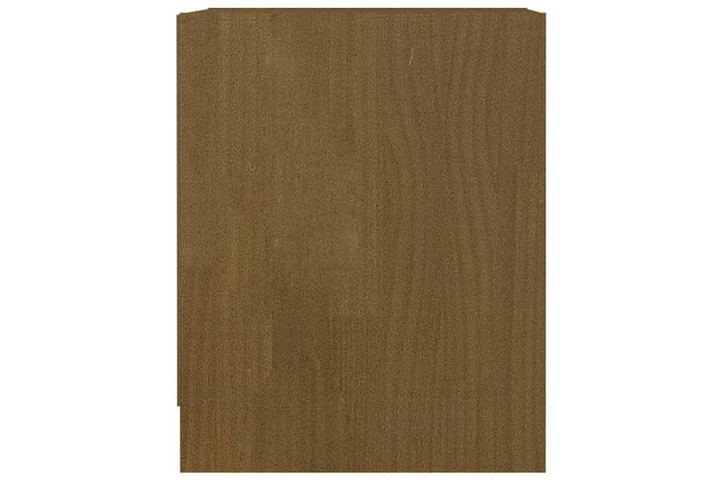 Nattbord 2 stk 35,5x33,5x41,5 cm heltre furu honningbrun - Brun - Sengebord & nattbord