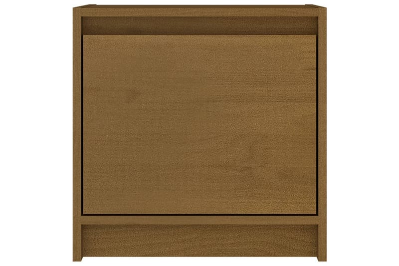 Nattbord 2 stk 40x30,5x40 cm heltre furu honningbrun - Brun - Sengebord & nattbord