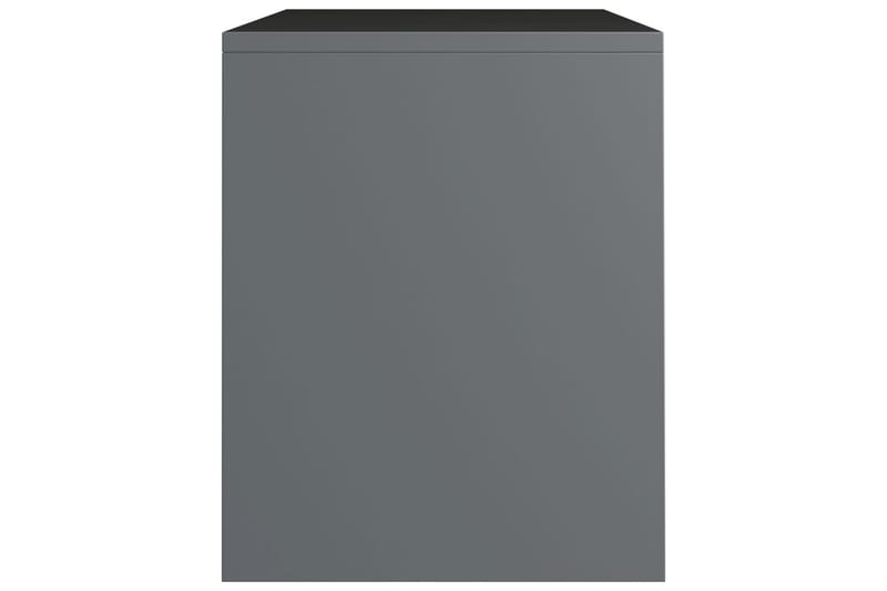 Nattbord 2 stk grå 40x30x40 cm sponplate - Grå - Sengebord & nattbord