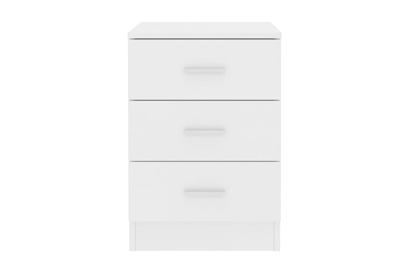 Nattbord 2 stk hvit 38x35x56 cm sponplate - Sengebord & nattbord