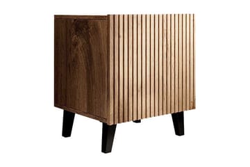 Nattbord 2-pk - Svart|Eik - Møbler - Bord - Avlastningsbord & sidobord - Sengebord & nattbord