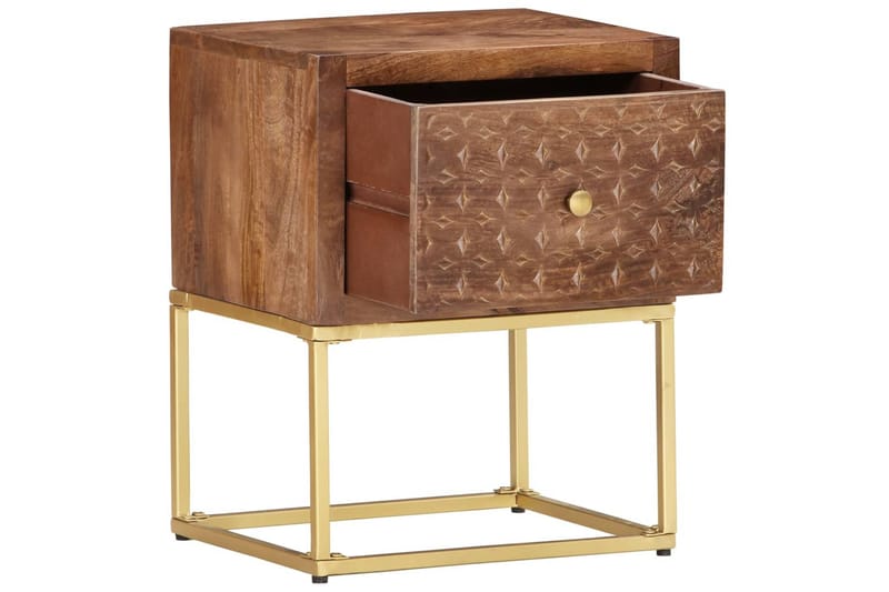 Nattbord 40x30x50 cm heltre mango - Sengebord & nattbord
