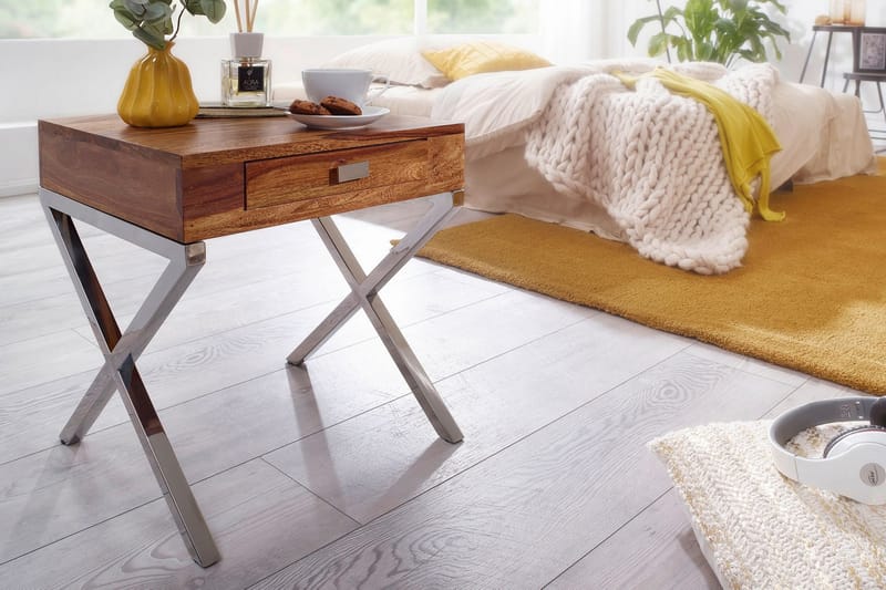 Nattbord Argyro 45 cm - Brun - Møbler - Bord - Avlastningsbord & sidobord - Sengebord & nattbord