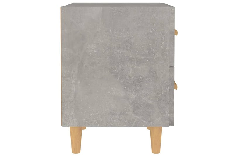 Nattbord betonggrå 40x35x47,5 cm - Grå - Sengebord & nattbord