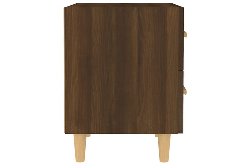 Nattbord brun eik 40x35x47,5 cm - Brun - Sengebord & nattbord