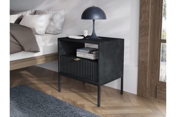 Nattbord Demjen Firkantet Svart - Møbler - Bord - Avlastningsbord & sidobord - Sengebord & nattbord