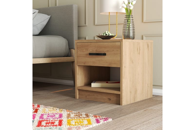 Nattbord Etersheim 52 cm - Natur - Møbler - Bord - Avlastningsbord & sidobord - Sengebord & nattbord
