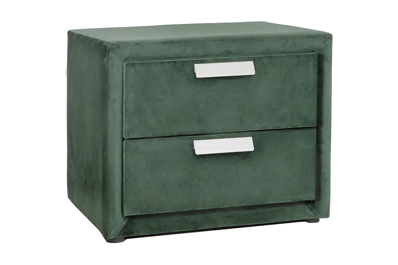 Nattbord Grace 2-Skuffer 505x41xh40 cm Grønn - Grønn - Møbler - Bord - Avlastningsbord & sidobord - Sengebord & nattbord