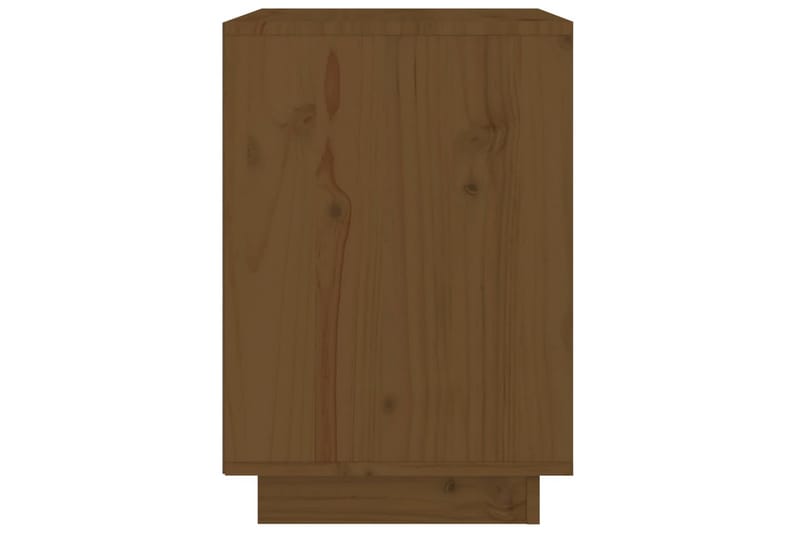 Nattbord honningbrun 40x35x50 cm heltre furu - Brun - Sengebord & nattbord
