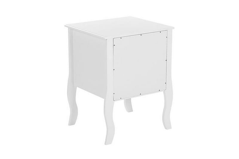 Nattbord Hvit 2 Skuffer LANE - Hvit - Møbler - Bord - Avlastningsbord & sidobord - Sengebord & nattbord