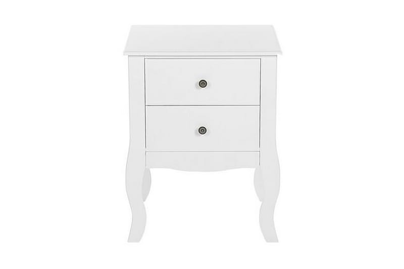 Nattbord Hvit 2 Skuffer LANE, Hvit