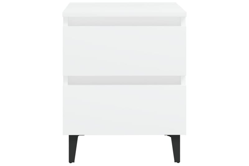 Nattbord hvit 40x35x50 cm sponplate - Hvit - Sengebord & nattbord