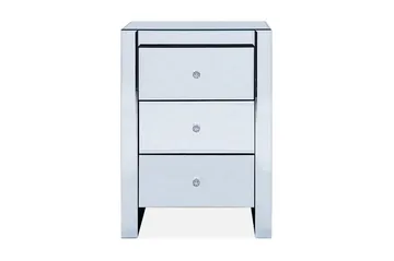 Nattbord Lorris 30 cm - Sølv - Møbler - Bord - Avlastningsbord & sidobord - Sengebord & nattbord