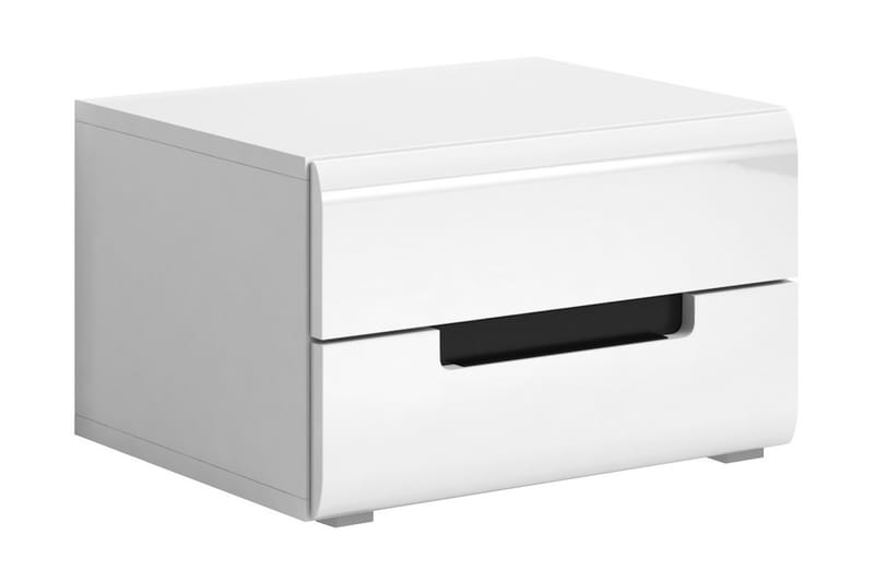 Nattbord Mcguffey 52x34 cm - Hvit - Møbler - Bord - Avlastningsbord & sidobord - Sengebord & nattbord