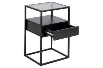 Nattbord Sakila 35 cm - Sort - Møbler - Bord - Avlastningsbord & sidobord - Sengebord & nattbord