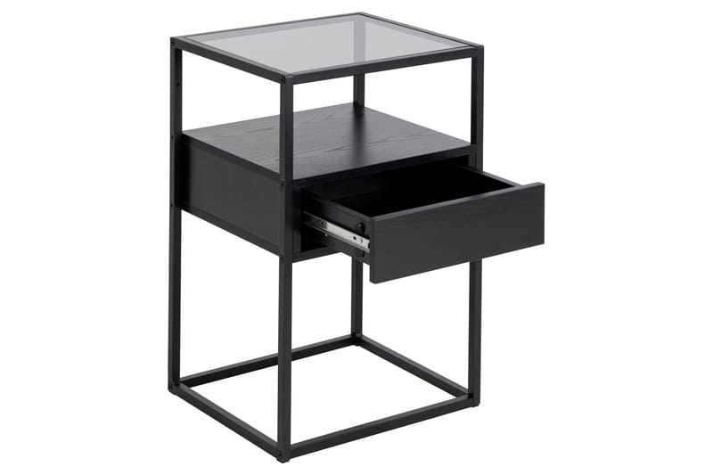 Nattbord Sakila 35 cm - Sort - Møbler - Bord - Avlastningsbord & sidobord - Sengebord & nattbord