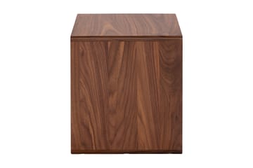 Nattbord Skagana 32x40 cm Venstre Massiv Valnøtt - Brun - Møbler - Bord - Avlastningsbord & sidobord - Sengebord & nattbord