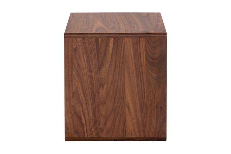Nattbord Skagana 32x40 cm Venstre Massiv Valnøtt - Brun - Møbler - Bord - Avlastningsbord & sidobord - Sengebord & nattbord
