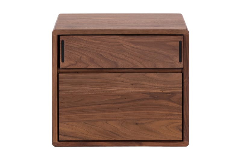 Nattbord Skagana 32x40 cm Venstre Massiv Valnøtt - Brun - Møbler - Bord - Avlastningsbord & sidobord - Sengebord & nattbord