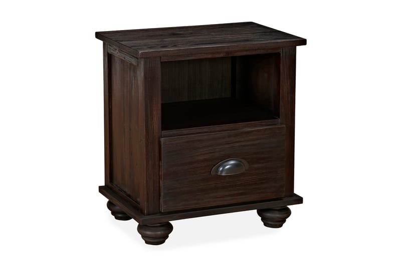 Nattbord Suzon 54 cm med Oppbevaring Skuff + Hylle - Sengebord & nattbord