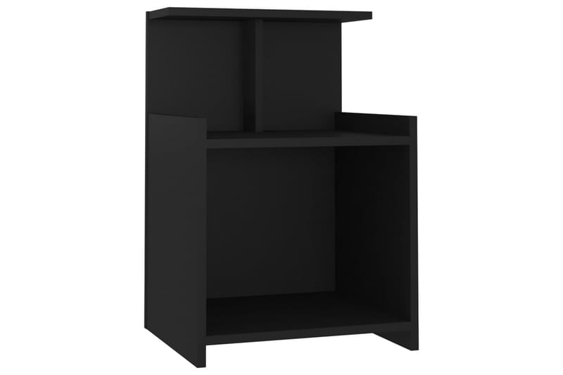 Nattbord svart 40x35x60 cm sponplate - Svart - Sengebord & nattbord