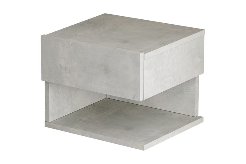 Nattbord Trav 40 cm - Sølv - Sengebord & nattbord