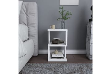 Nattbord Violaceae 29,6x49,4 cm - Hvit - Møbler - Bord - Avlastningsbord & sidobord - Sengebord & nattbord