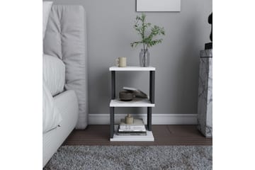 Nattbord Violaceae 29,6x49,4 cm - Hvit - Møbler - Bord - Avlastningsbord & sidobord - Sengebord & nattbord