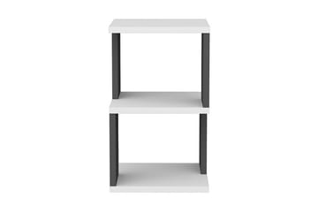 Nattbord Violaceae 29,6x49,4 cm - Hvit - Møbler - Bord - Avlastningsbord & sidobord - Sengebord & nattbord