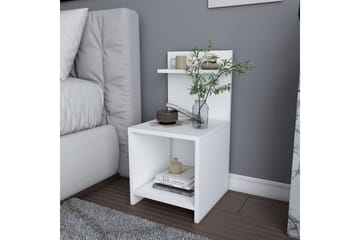 Nattbord Violaceae 35,6x72 cm - Hvit - Møbler - Bord - Avlastningsbord & sidobord - Sengebord & nattbord