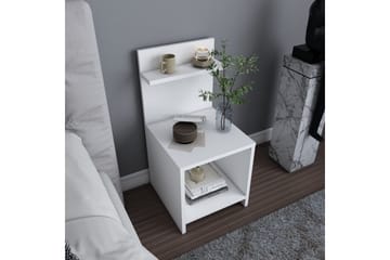 Nattbord Violaceae 35,6x72 cm - Hvit - Møbler - Bord - Avlastningsbord & sidobord - Sengebord & nattbord