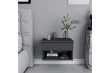 Nattbord Violaceae 44,6x31,9 cm - Antrasitt - Møbler - Bord - Avlastningsbord & sidobord - Sengebord & nattbord