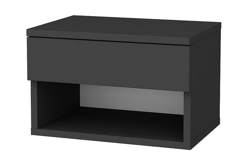 Nattbord Violaceae 44,6x31,9 cm - Antrasitt - Møbler - Bord - Avlastningsbord & sidobord - Sengebord & nattbord