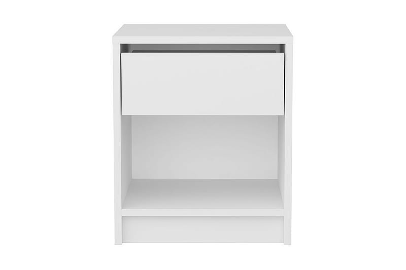 Nattbord Violaceae 44,6x52,8 cm - Hvit - Møbler - Bord - Avlastningsbord & sidobord - Sengebord & nattbord