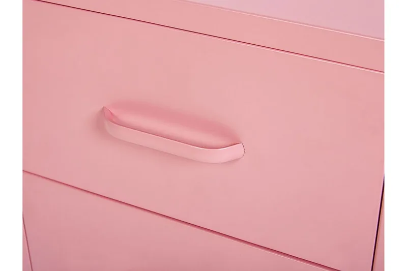 Nattbord Visanza 43 cm - Stål/Rosa - Møbler - Bord - Avlastningsbord & sidobord - Sengebord & nattbord