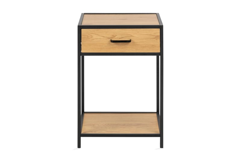 Nattbord Walmon 35 cm med Oppbevaring Skuff + Hylle - Sengebord & nattbord