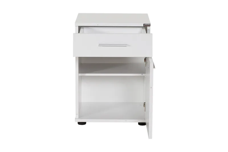Nightstand Hvit - Hvit - Møbler - Bord - Avlastningsbord & sidobord - Sengebord & nattbord