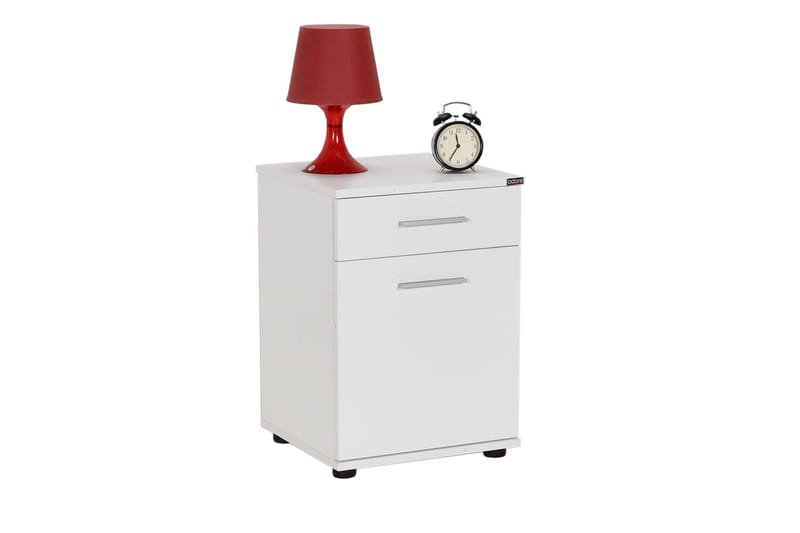 Nightstand Hvit - Hvit - Møbler - Bord - Avlastningsbord & sidobord - Sengebord & nattbord
