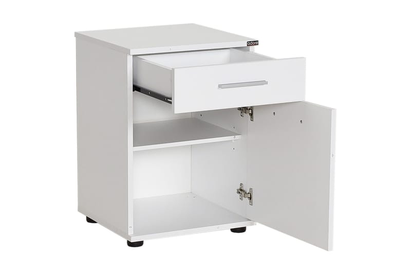 Nightstand Hvit - Hvit - Møbler - Bord - Avlastningsbord & sidobord - Sengebord & nattbord
