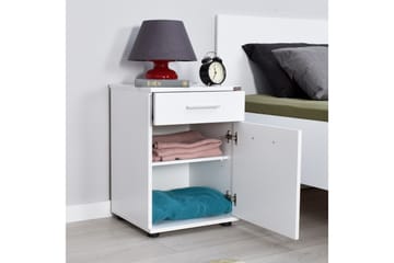 Nightstand Hvit - Hvit - Møbler - Bord - Avlastningsbord & sidobord - Sengebord & nattbord