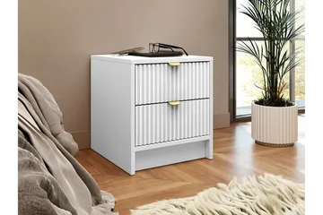 Novaj Sengbord 35 cm - Hvid - Møbler - Bord - Avlastningsbord & sidobord - Sengebord & nattbord