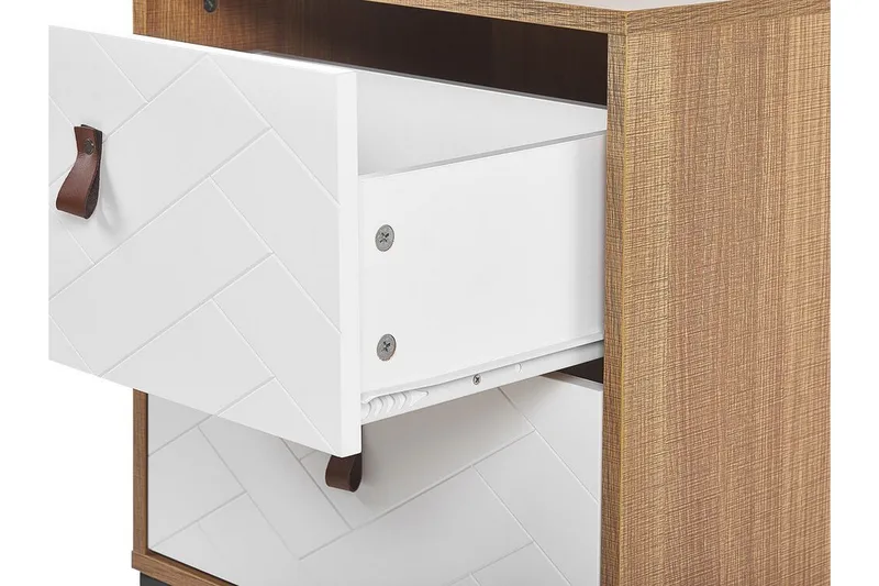 Nueva Nattbord 49 cm - Brun - Møbler - Bord - Avlastningsbord & sidobord - Sengebord & nattbord