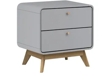 Olivet Nattbord 51 cm - Grå - Møbler - Bord - Avlastningsbord & sidobord - Sengebord & nattbord