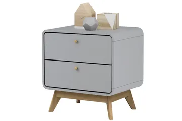 Olivet Nattbord 51 cm - Grå - Møbler - Bord - Avlastningsbord & sidobord - Sengebord & nattbord