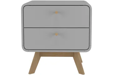 Olivet Nattbord 51 cm - Grå - Møbler - Bord - Avlastningsbord & sidobord - Sengebord & nattbord