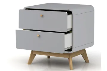 Olivet Nattbord 51 cm - Grå - Møbler - Bord - Avlastningsbord & sidobord - Sengebord & nattbord