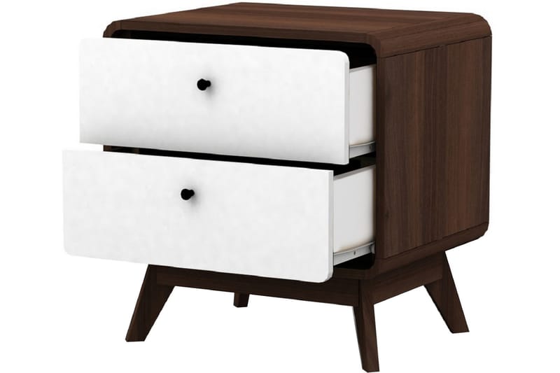 Olivet Nattbord 51 cm - Hvit - Møbler - Bord - Avlastningsbord & sidobord - Sengebord & nattbord