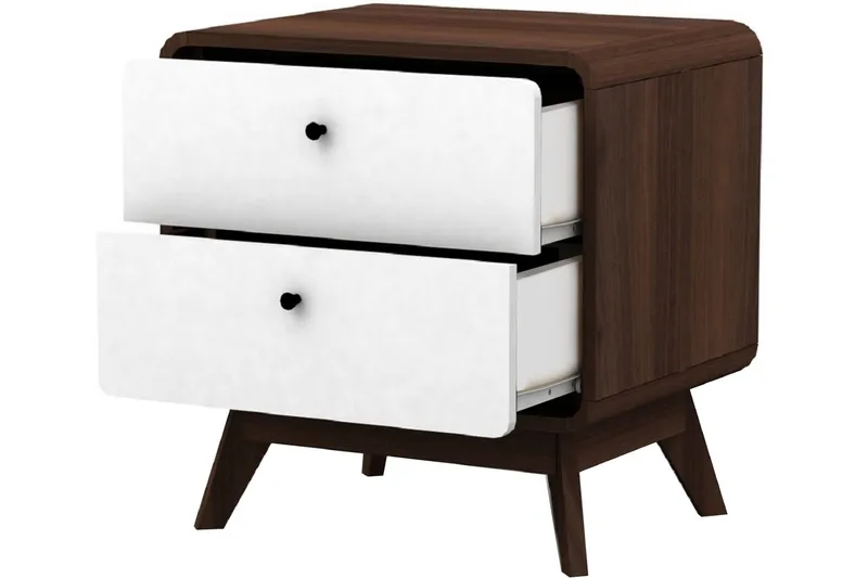 Olivet Nattbord 51 cm - Hvit - Møbler - Bord - Avlastningsbord & sidobord - Sengebord & nattbord